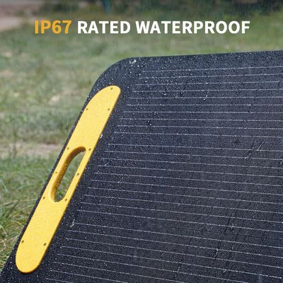 Panel Surya Mono Hybrid Portable 110W 19V IP67 Waterproof