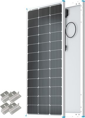 Panel Surya PV Monokristalin Balkon 100 Watt 12V OEM