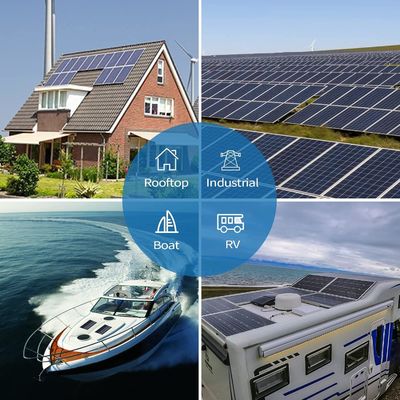 Panel Surya Balkon Polikristalin Off Grid 100 Watt 12 Volt