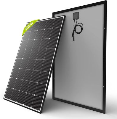 250W 15V Monocrystalline Sloar Panel PV Modul Off Grid Ringan