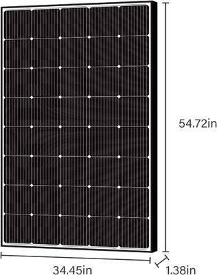 250W 15V Monocrystalline Sloar Panel PV Modul Off Grid Ringan