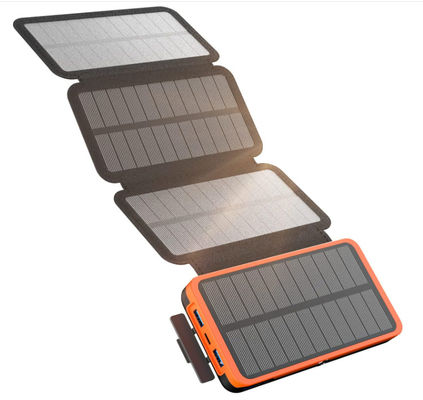 22.5W 27000mAh Portable Solar Charger Power Bank Untuk ponsel