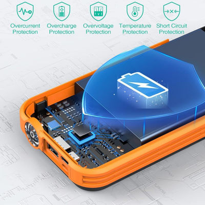 Wireless Portable Solar Charger Power Bank Dengan Radio FM 20000mAh