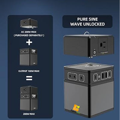 FTB200 AC 200W-14002 baterai lithium ion surya untuk sistem tenaga surya