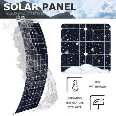 300W Monocrystalline Usb Solar Panel Kit Untuk Motorhome 50A 12-24V