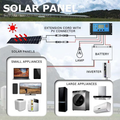 300W Monocrystalline Usb Solar Panel Kit Untuk Motorhome 50A 12-24V