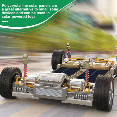 Polycrystalline Portable Flexible Solar Panel Cells System 120MA Untuk senter