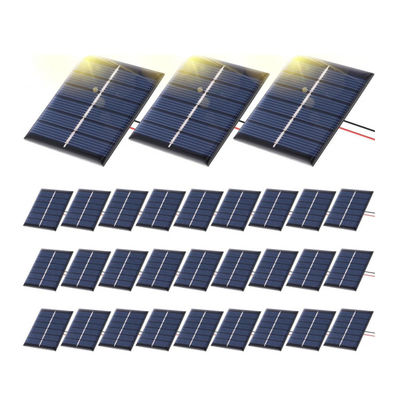 Polycrystalline Portable Flexible Solar Panel Cells System 120MA Untuk senter