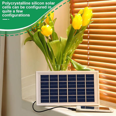 Polycrystalline Portable Flexible Solar Panel Cells System 120MA Untuk senter