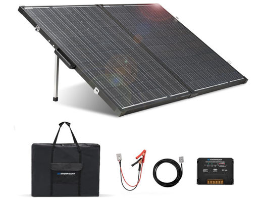 160W Lembut Matahari Lipat BIPV Panel Matahari Monocrystalline Ringan