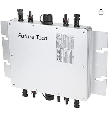 FTB1200 PV Solar Micro Inverter Power Generation System dengan warna putih