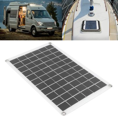 Panel Surya Portable Ringan Sel Monokristalin 100W 12/24V USB Output