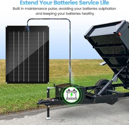 Trickle Baterai Mobil Daya Penjagaan Pengisi Daya Untuk RV 15W 12V