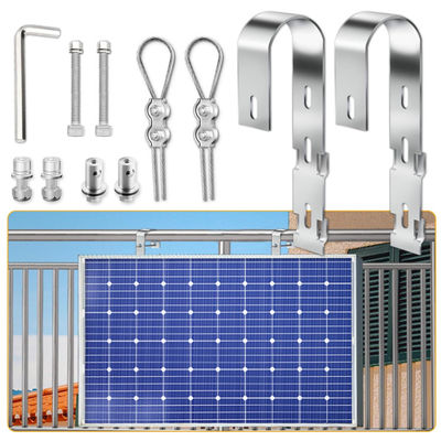 Panel Sistem Pv Solar Komersial 800W Untuk Instalasi Balkon