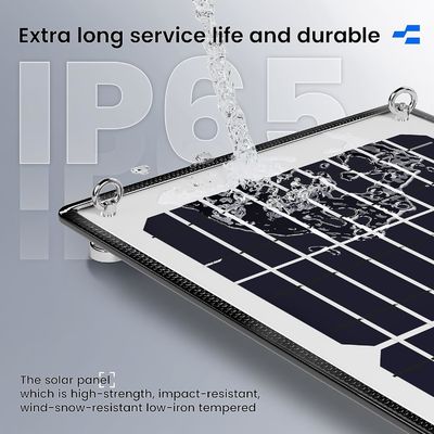 10W 12V Magnetic Solar Battery Charger Trickle Maintainer Waterproof Untuk Perahu