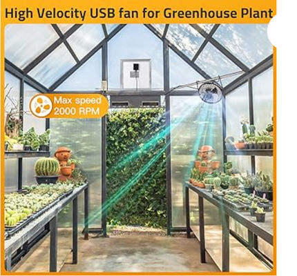 FTB10 Solar Panel Exhaust Fan 6 inch Solar Powered Fan Airflow Tinggi 2000RPM 36dB