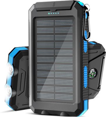 38800mAh Solar Power Usb Power Bank Waterproof Untuk Camping Luar Ruangan