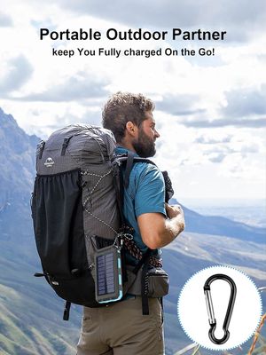 38800mAh Solar Power Usb Power Bank Waterproof Untuk Camping Luar Ruangan