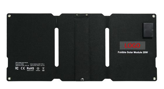 20W portabel modul surya charger surya ringan disesuaikan