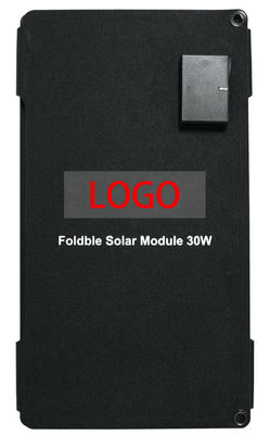 Pengisi daya panel selimut surya lipat 30W disesuaikan dengan output DC